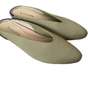 Rothy's Cedar Green Almond Demi Mule